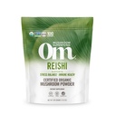Om 버섯 Superfood Reishi 유기 버섯 분말, 100 서빙, 스트레스 완화 및 면역 건강을 위한 유기 Adaptogen 분말