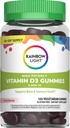 레인보우 라이트 비타민 D Gummies, 높은 효능 비타민 D3 2,000IU 면역 건강 지원, 도움 지원 강한 뼈 & 치아, 글루텐 무료, 비건, Berry, 120 Gummies