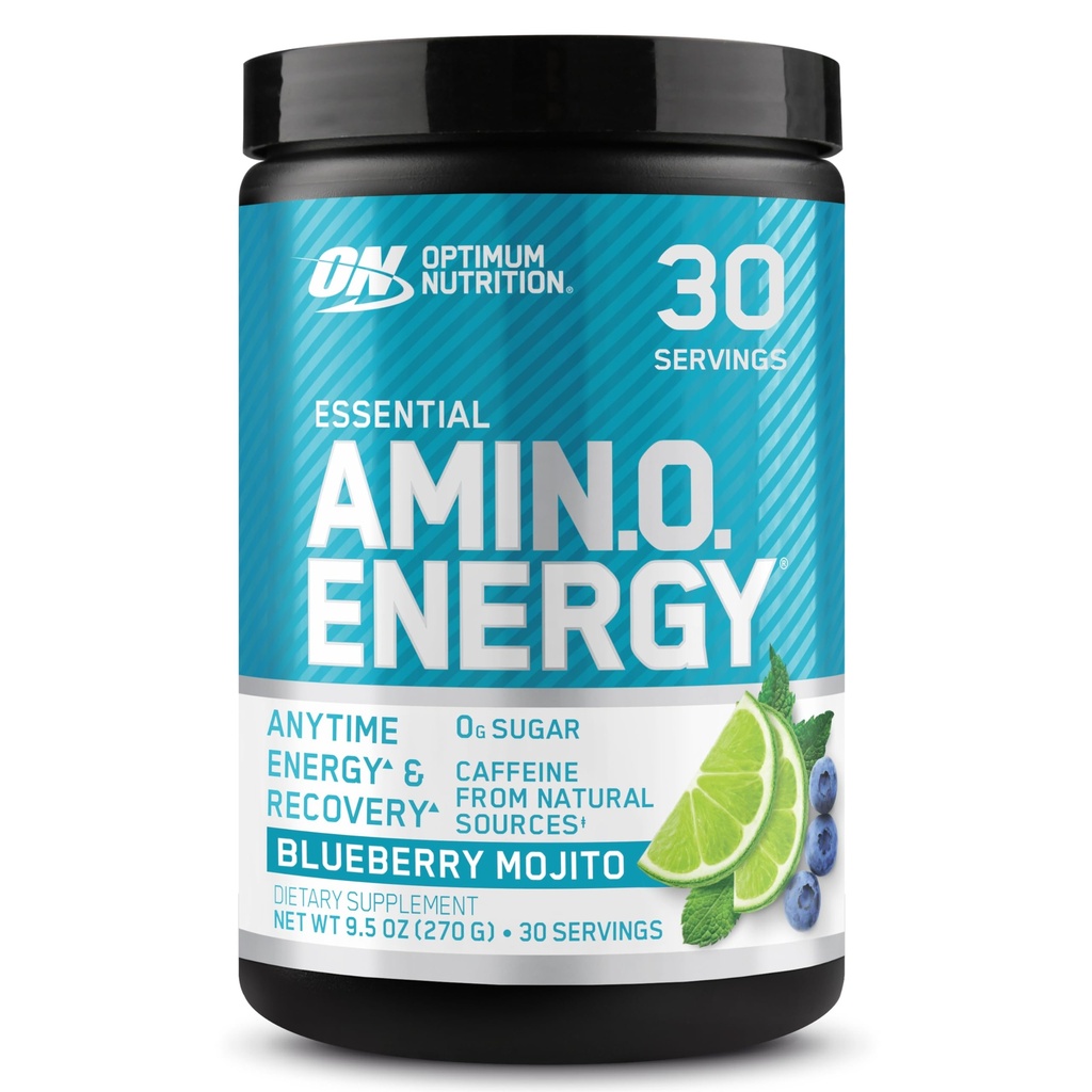 최적 영양 아미노산 에너지 - 녹차, BCAA, 아미노산, Keto 친절한, 녹색 커피 추출물, 에너지 분말을 가진 전 운동 - Blueberry Mojito, 30의 서빙 (포장 May Vary)