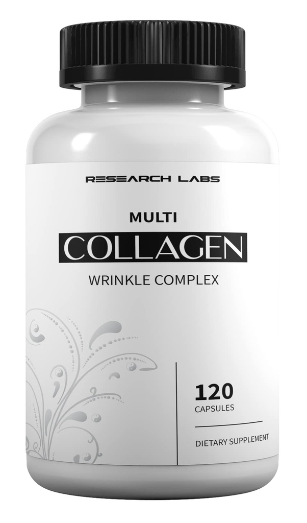 연구 실험실 프로모션 120 교원질 알약 - 6000 mg. 피부, 합동, Tendons, 뼈, 머리 및 못을 위한 잔디에 의하여 융합된 노화 방지 지원. 개인정보 보호정책 교원질 펩티드 분말 보충교재