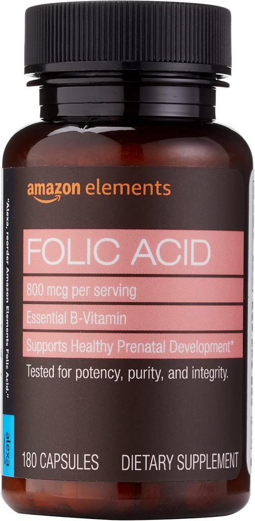 성분 - Folic 산, 서빙 당 800 mcg, 정제, 180 조사, 1의 여성 규정식 보충교재 건강한 예비 개발, 공급의 6 달