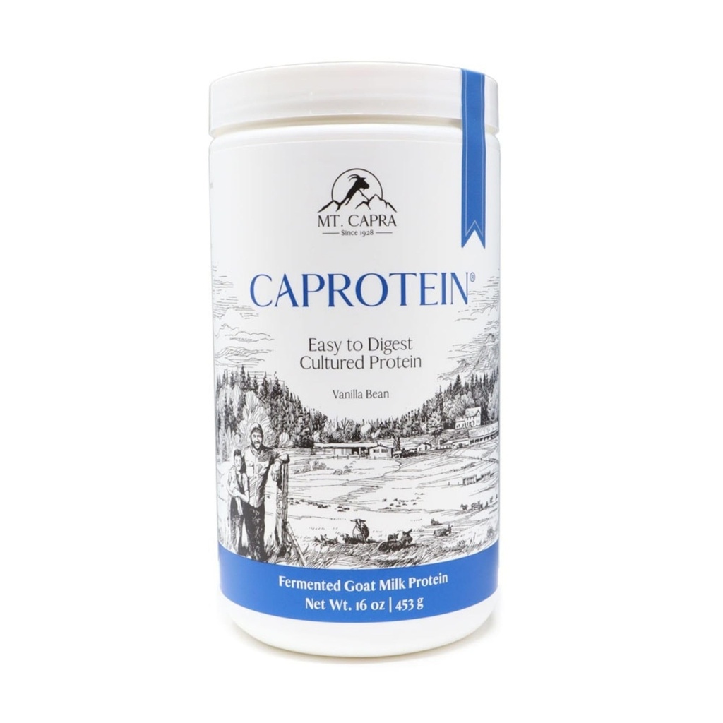 산. Capra Caprotein | 케이스인 단백질 농축액, 발효 염소 우유 단백질, 잔디 볶음 귀리, 극적으로 소화하기 쉬운 | 반라 콩 | 23 서빙 - 16 온스