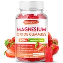 마그네슘 산화물 Gummies 400mg의 성인 & 아이를 위한 Chewable 마그네슘 산화물 보충교재, Nerve & 근육 지원, 비 GMO, 설탕 자유로운, 딸기 풍미, 60 조사