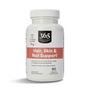 365 전체 식품 시장, 헤어 스킨 & 네일 2000 Biotin, 90 카운트