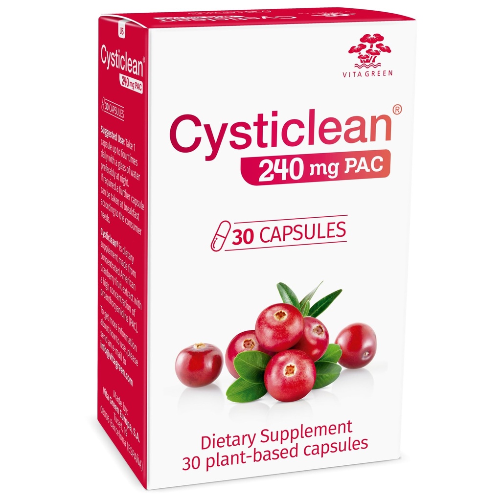 Cranberry PAC 보충교재 – 240 mg PAC, 설탕 자유로운 – Urinary Tract 감염 지원 – Cystitis & Interstitial Cystitis 기복을 위한 가장 효과적인 크랜베리 알약