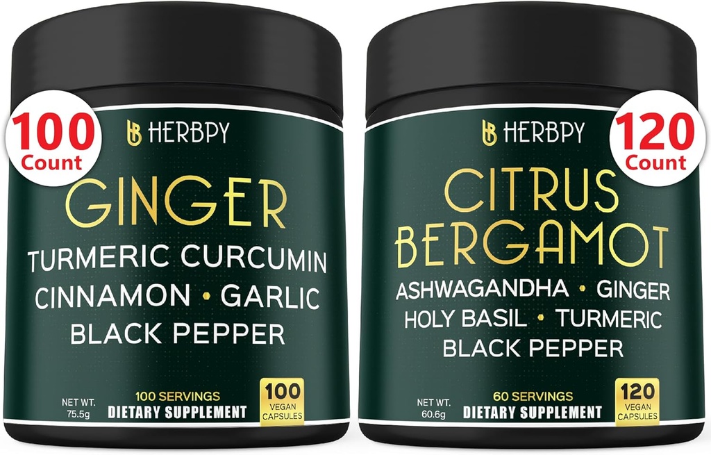번들 5in1 생강 보충교재 & 6in1 감귤류 Bergamot 보충교재