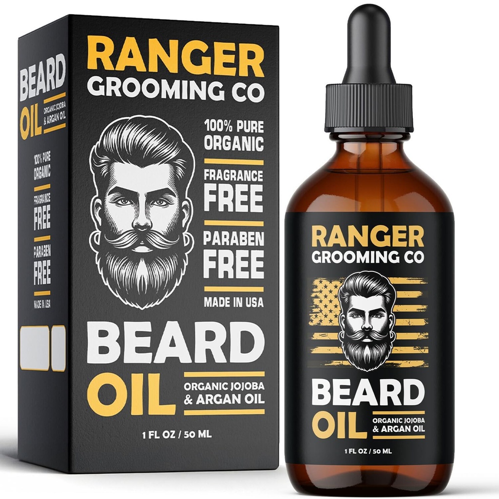 남성과 Beard Softener 100 % 순수 자연 남성, Mustaches 및 Moisturized Skin 1 oz by Ranger Grooming Co