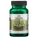 Swanson 포도씨 녹차 & 소나무 벌크 복잡한 건강 산화 방지제 지원 Polyphenols OPCS 초본 보충교재 60의 캡슐 (캡)