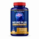 healblend Neuro Plus Focus Booster - 비타민 B6, B12, Folate와 고급 두뇌 지원 보충 - 메모리, 농도, 정신 Clarity & Cognitive 기능 향상 - 120 캡슐