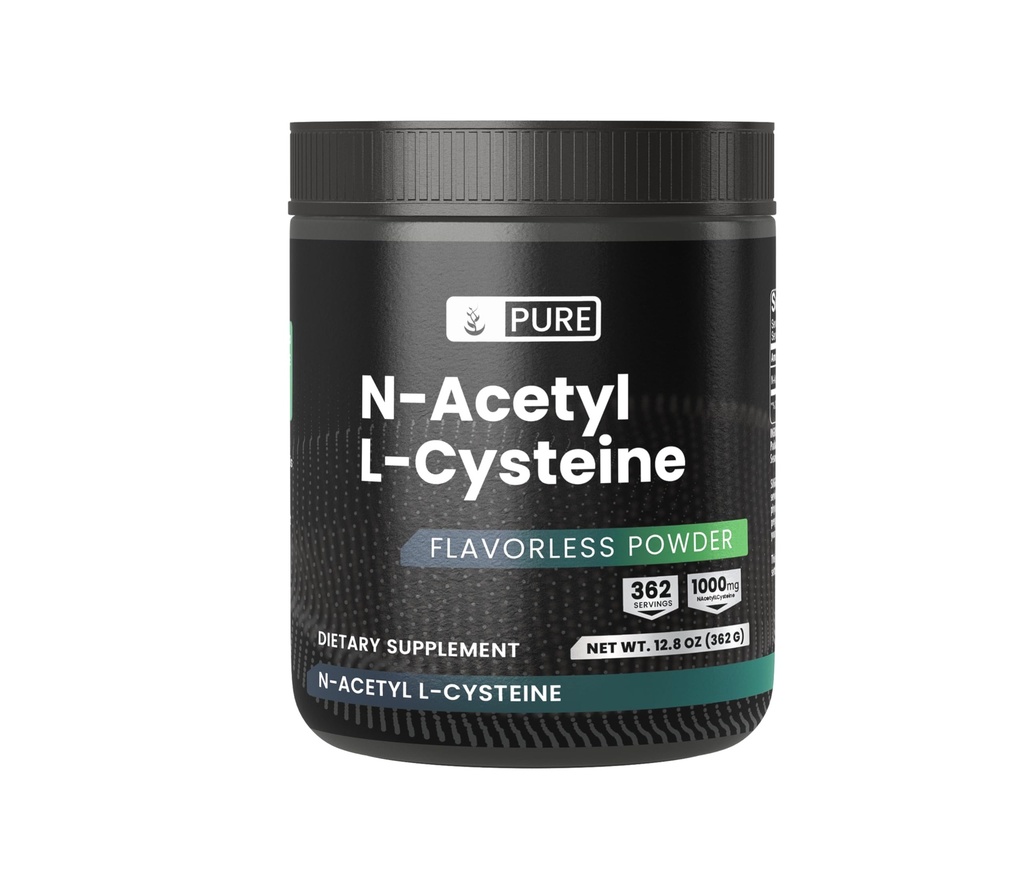 PURE ORIGINAL INGREDIENTS NAC 분말, 12.8 온스, N-Acetyl L-Cysteine, 아미노산, 항상 순수한