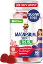 어린이 및 성인을위한 마그네슘 Gummies - 500mg - Calm 마그네슘 Chews - 무드 및 근육 지원을위한 마그네슘 Citrate Chewable Supplement