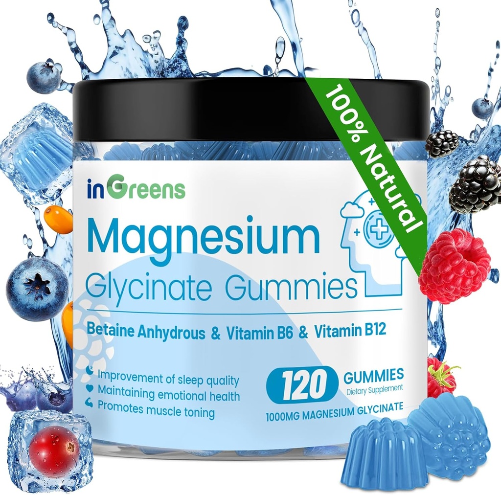 120 조사 마그네슘 글리세린 Gummies 700mg의 성인 & 아이를 위한 Chewable 마그네슘 Gummies, 높은 흡수, 잠, Relaxation & 초점 지원, 비 GMO, 글루텐 자유로운, 혼합 Berry 풍미, 60 일 공급