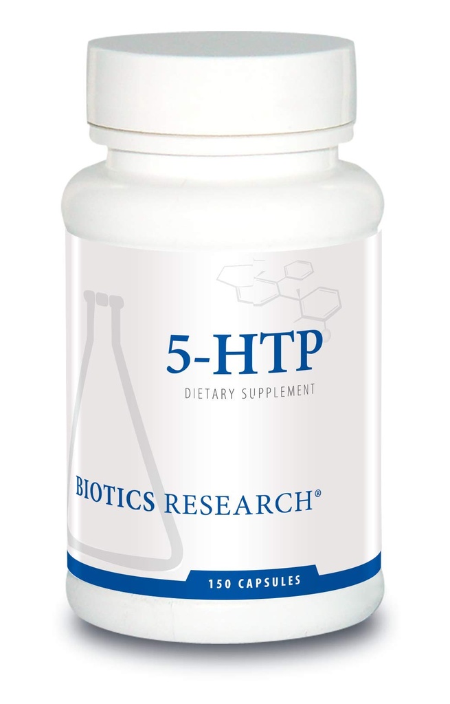 Biotics 연구 5HTP 50mg 5HTP 두뇌 건강은 Calm Relaxed Mood 전반적인 센스를, Serotonin 생산, 150 캡슐 승진시킵니다