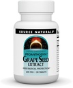 Source Naturals Grape Seed Extract, Proanthodyn 200 mg 산화 방지제 보호 및 건강한 노화 뇌 지원 - 30 정제
