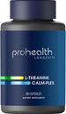 ProHealth L-Theanine Calm-Plex GABA와 5-HTP (Suntheanine) (100 mg, 60 중간 캡슐)