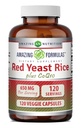 굉장한 공식 빨간 효모 밥 600 Mg 플러스 Co Q-10 50 Mg 120 채식 캡슐