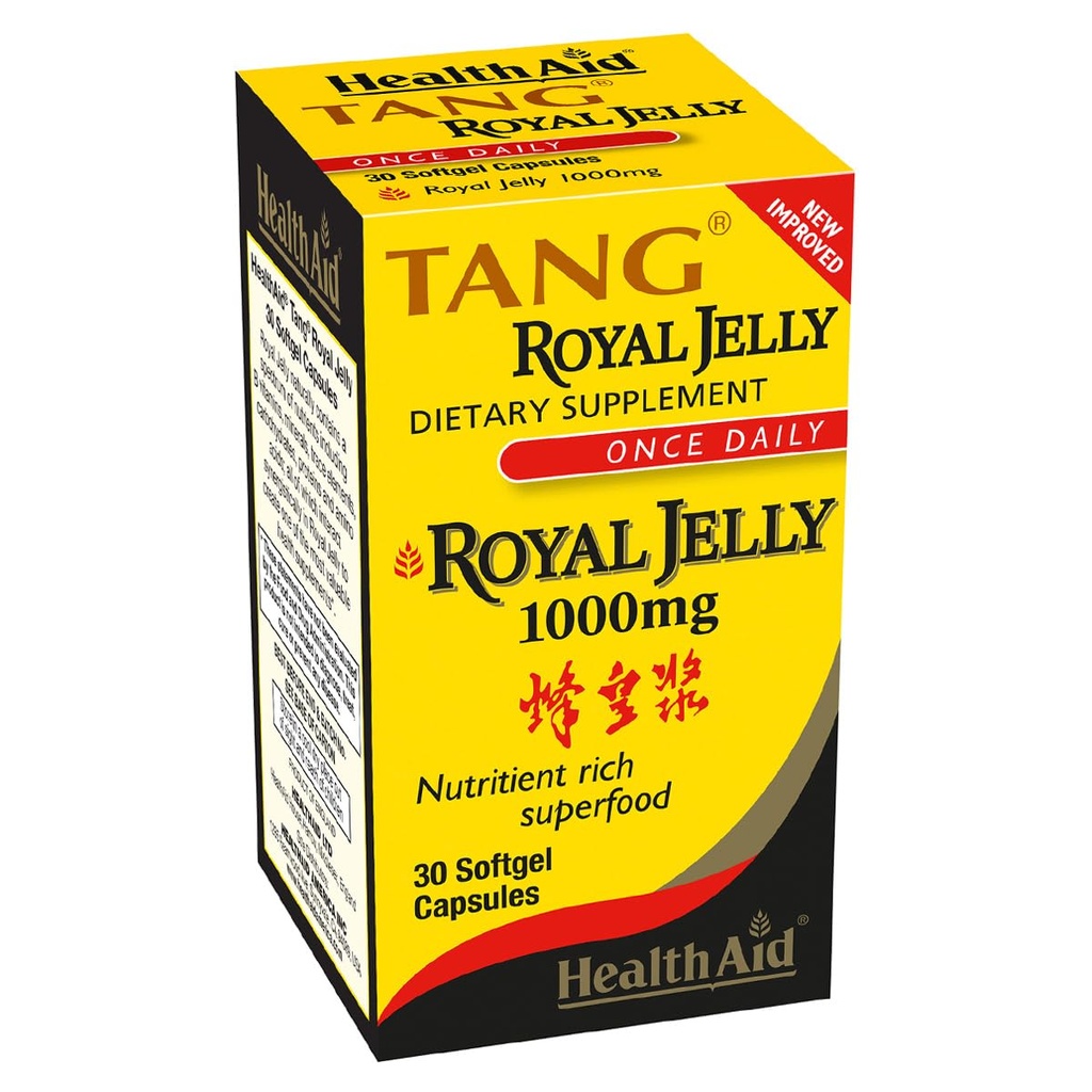건강 보조, 탕 로얄 젤리 1000mg, 30 Softgel 캡슐