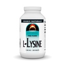 Source Naturals L-Lysine Free Form, 1000 mg - 아미노산 보충교재 지원 에너지 형성 & 교원질 - 200의 정제