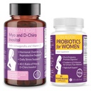 Women's Wellness Bundle의 10 % 할인 - Myo-Inositol & D-Chiro Inositol + Hormonal Balance, Gut 및 Vaginal Health를위한 완벽한 질의 프로바이오틱스