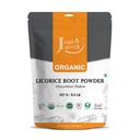 자이빅 100 % 유기농 감초 뿌리 분말 - 227 gm / 0.5 lb Mulethi | Glycyrrhiza Glabra/Yastimadu | May Enhanced Gut, Respiratory & Digestive Wellness | USDA 유기농 인증 허브