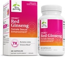 Terry Naturally HRG80 Red Ginseng 여성 성 향상 - 순환, 내구시간 및 에너지 지원을위한 규정식 보충 - Ashwagandha, Red Ginseng 및 아연 - 48 캡슐과 활력 지원