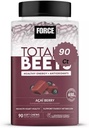 Factar Total Beet' Soft Chews, Healthy Energy, Acai Berry, 90 Count