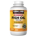 Kirkland 서명 자연적인 물고기 기름 300 mg Omega-3 - 400 ct (2의 포장)를 가진 1000 mg