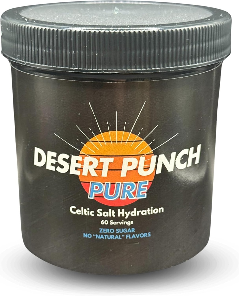 Celtic Salt Electrolyte Hydration Powder (60 서빙 - 설탕 무료 - 가벼운 감귤 맛)