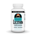 Source Naturals Lecithin 1200 mg, 천연 유화제 - 100 Softgels