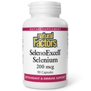 자연적인 요인, SelenoExcell 셀레늄 200mcg, 산화 방지제 & 면역 지원, 90의 캡슐