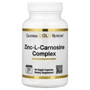 캘리포니아 골드 영양 아연-L-Carnosine Complex, 90 Veggie Caps