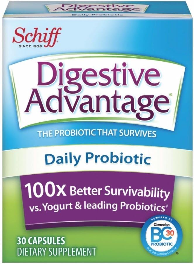 소화성 이점 매일 Probiotic의 30의 캡슐 (8의 포장)