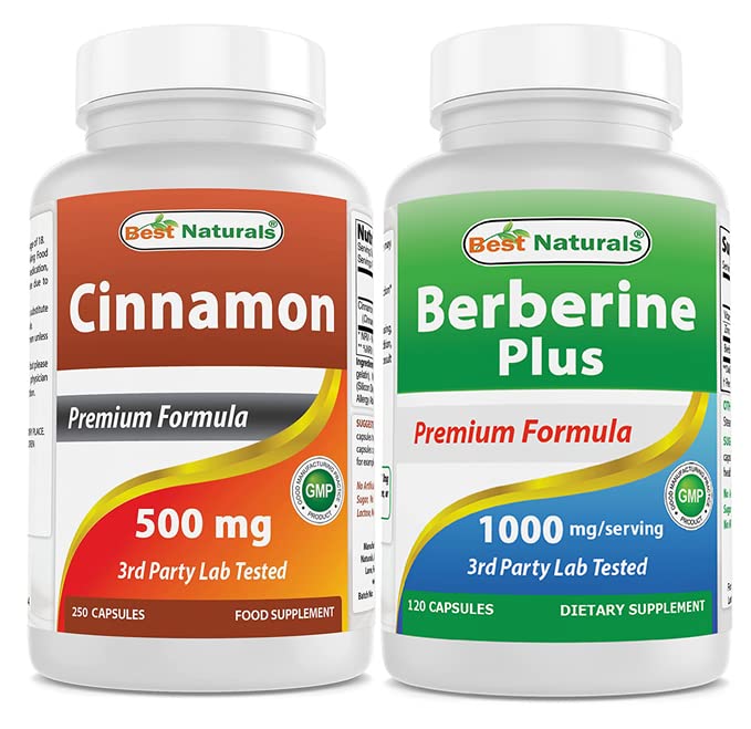 제일 자연적인 계피 500 mg & Berberine 플러스 1000mg