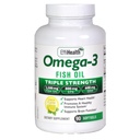 EffiHealth Omega-3 물고기 기름 - 3배 힘 2500mg 물고기 기름, 1200mg EPA, 600mg DHA - 지원 Hearth 건강, 뇌 건강 및 면역 지원 – 레몬 풍미, Burpless 물고기 기름