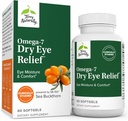 Terry Naturally Omega-7 건조 눈 구호 - 60 Softgels - 눈 습기 및 편안함 - 비 GMO, 글루텐 무료 - 60 서빙