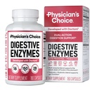 Physician 's CHOICE 소화 효소 - 멀티 효소, 유기 Prebiotics & 소화 건강 및 Gut 건강을위한 프로바이오틱스 - 식사 시간 불편 완화 및 Bloating - 듀얼 액션 접근 - 180 CT
