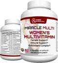 여성을위한 MiracleMultivitamin - 여성 지원 공식, 면역 지원, 무기물, Biotin, 산화 방지제 및 Superfoods Blend - 60 캡슐