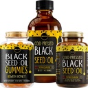 Maju Superfoods 검정씨 기름 3-in-1 뭉치, Gummies, 캡슐, & 액체