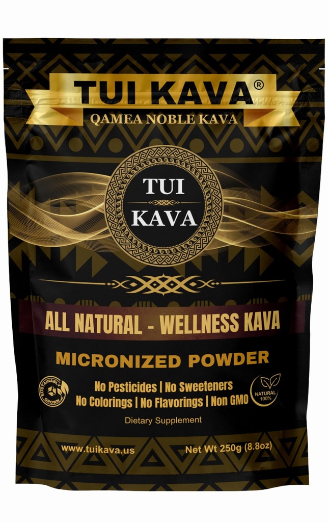 PREMIUM WELLNESS KAVA - MICRONIZED Noble Kava 250g (8.8oz) - 체험/여행 크기| 아주 우량 | 모든 자연의 휴식 | 증가 초점 | 무드/슬림 지원 | 스트레스 완화 | NO STRAINING