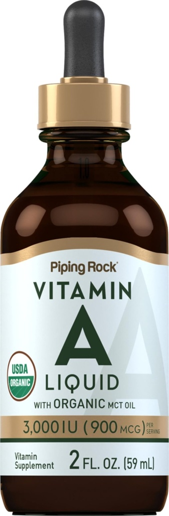 핑 락 비타민 A 액체 | 2 fl oz | 비 GMO, 글루텐 무료 보충