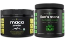 NutraChamps 유기 마카 & 유기 사자 Mane 분말