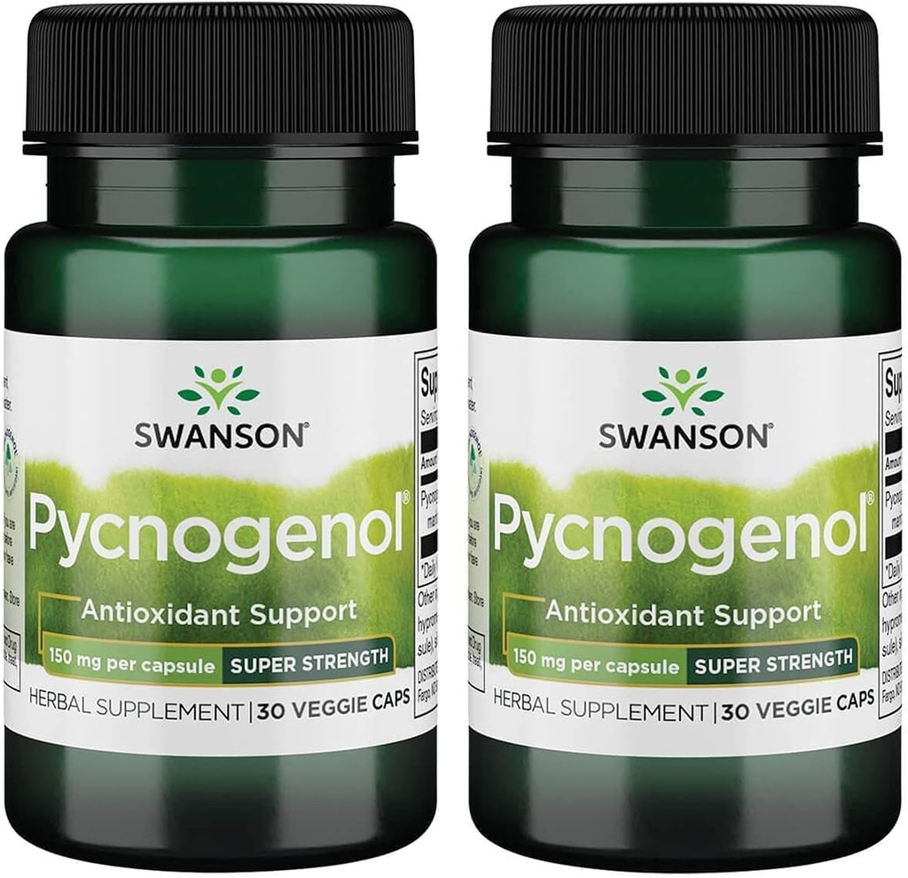 Swanson Ultra Pycnogenol - 최고 힘 150 mg 30 Veg 모자 2 팩