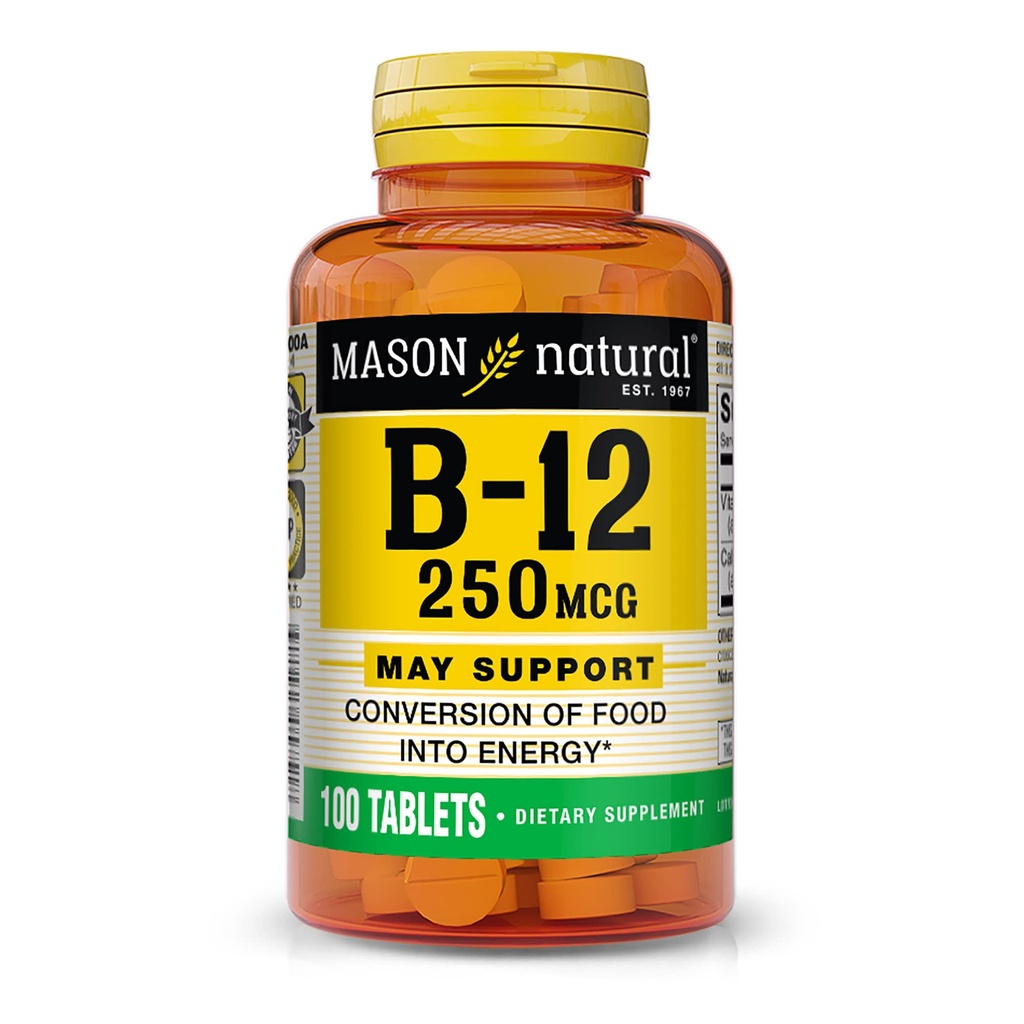 Mason 비타민 Mason 비타민 B 12 250mcg 정제