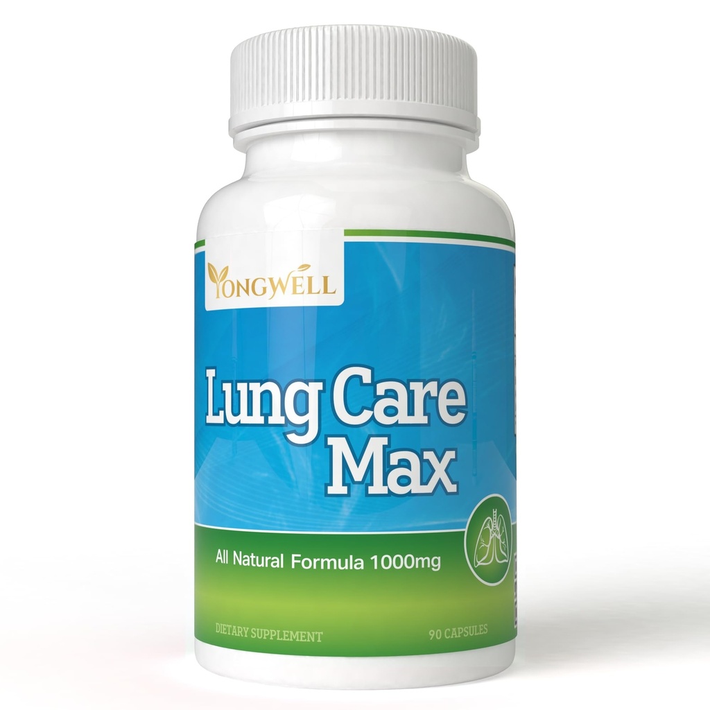 Lung Care Max, American Ginseng, Bee Propolis 및 Royal Jelly (90 캡슐)와 특수 산화제 공식