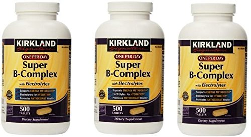 Kirkland Signature One Per Day Super B-Complex with Electrolytes,500 정제
