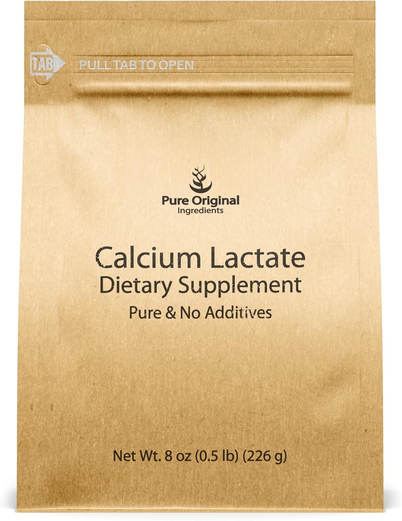 순수한 본래 성분 칼슘 Lactate (8개 oz) 칼슘 보충교재, Electrolyte