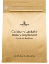 순수한 본래 성분 칼슘 Lactate (8개 oz) 칼슘 보충교재, Electrolyte
