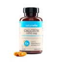 NatureWise 고순도, All-Natural 칼슘 1250mg + 비타민 D3 1000IU + 유기 MCT 코코넛 오일 - 임신 안전 + 비 GMO - 흡수 친절, 글루텐 무료 - 60 Softgels[30-Day 공급]
