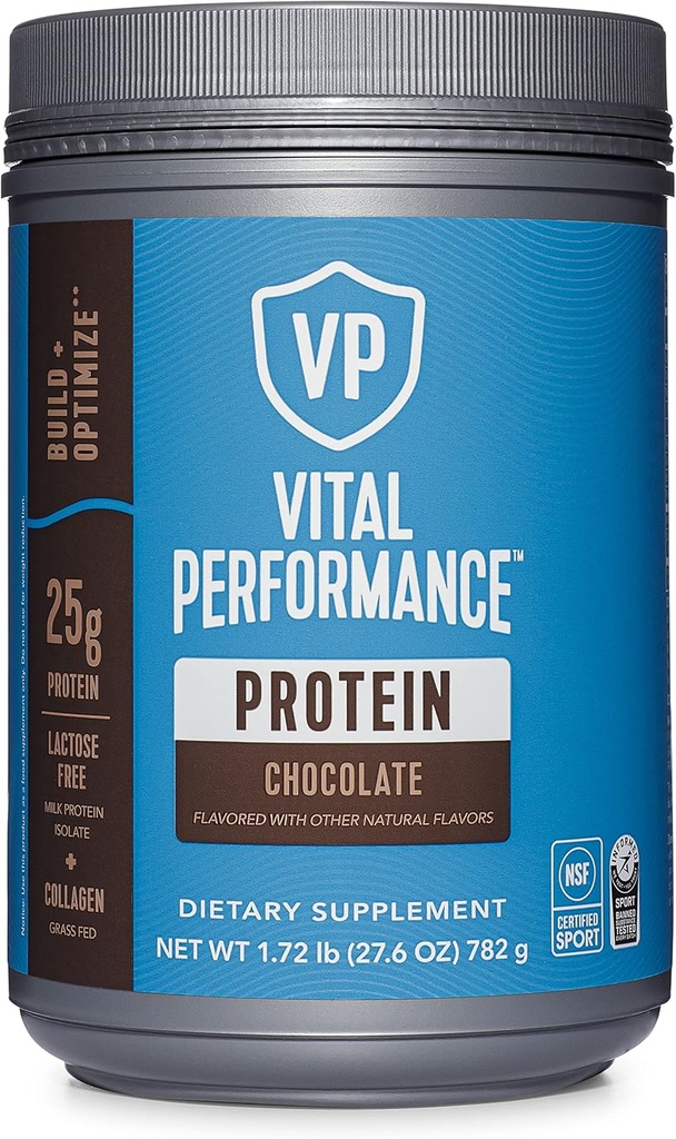 생생한 단백질 성과 분말, 교원질 펩티드 & 단백질 Isolate 분말, 스포츠, 초콜렛, 1.72lb를 위해 증명되는 NSF