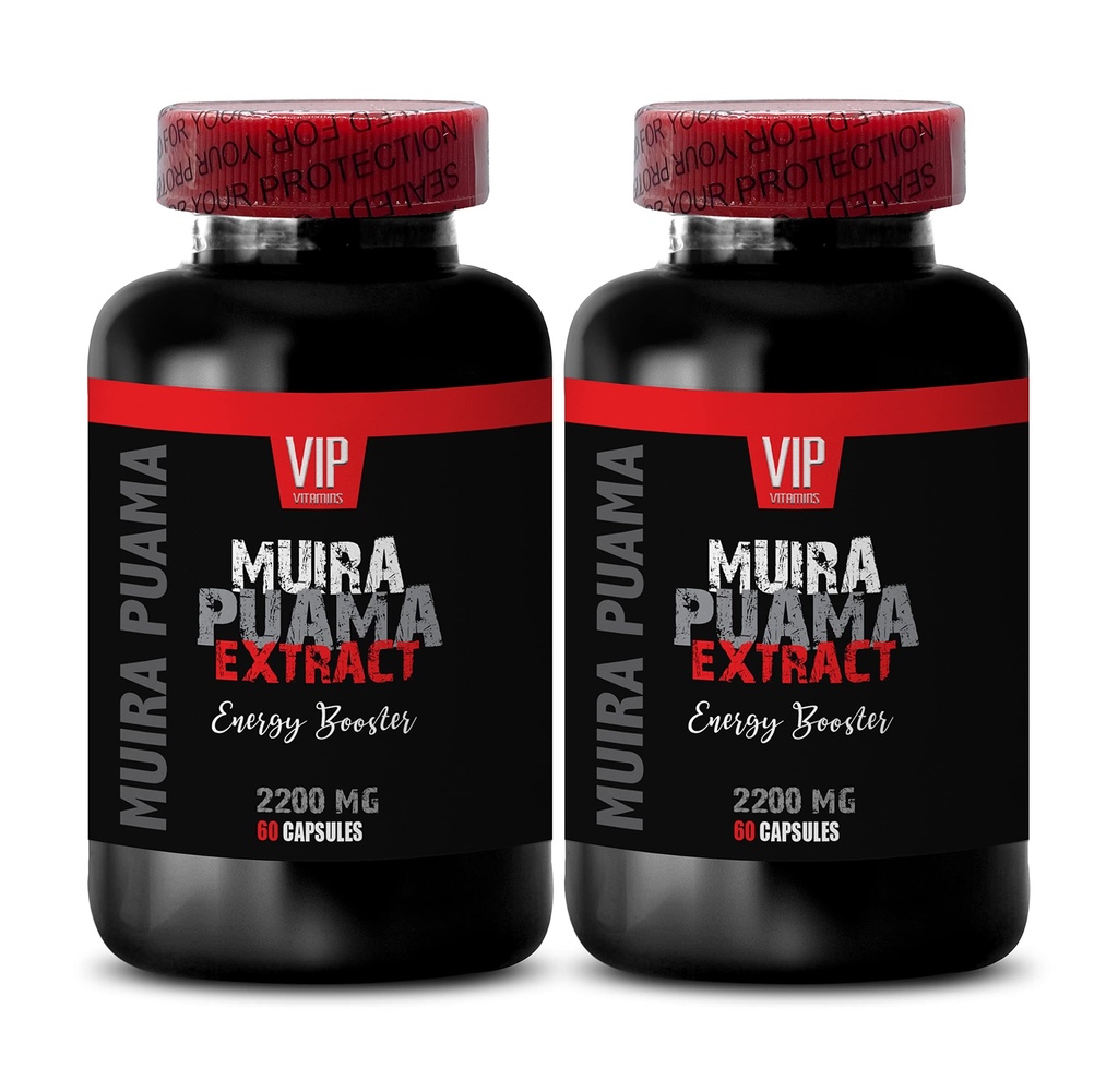 muira puama 식물 - MUIRA PUAMA EXTRACT - ENERGY BOOSTER - muira puama catuaba, 남성용 muira puama, adaptogens 보충, 기분 지원 보충, 슈퍼 산화 방지제 보충, 2 Bot 120 모자
